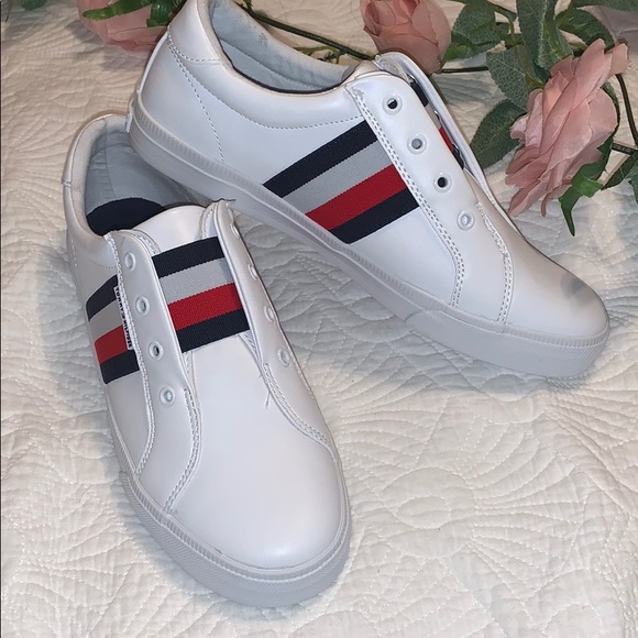 tommy hilfiger laceless sneakers